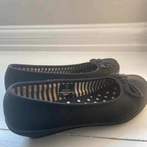 Sand N Sun Canvas Wedge Shoes Ladies Size 5 - Picture 3 of 5